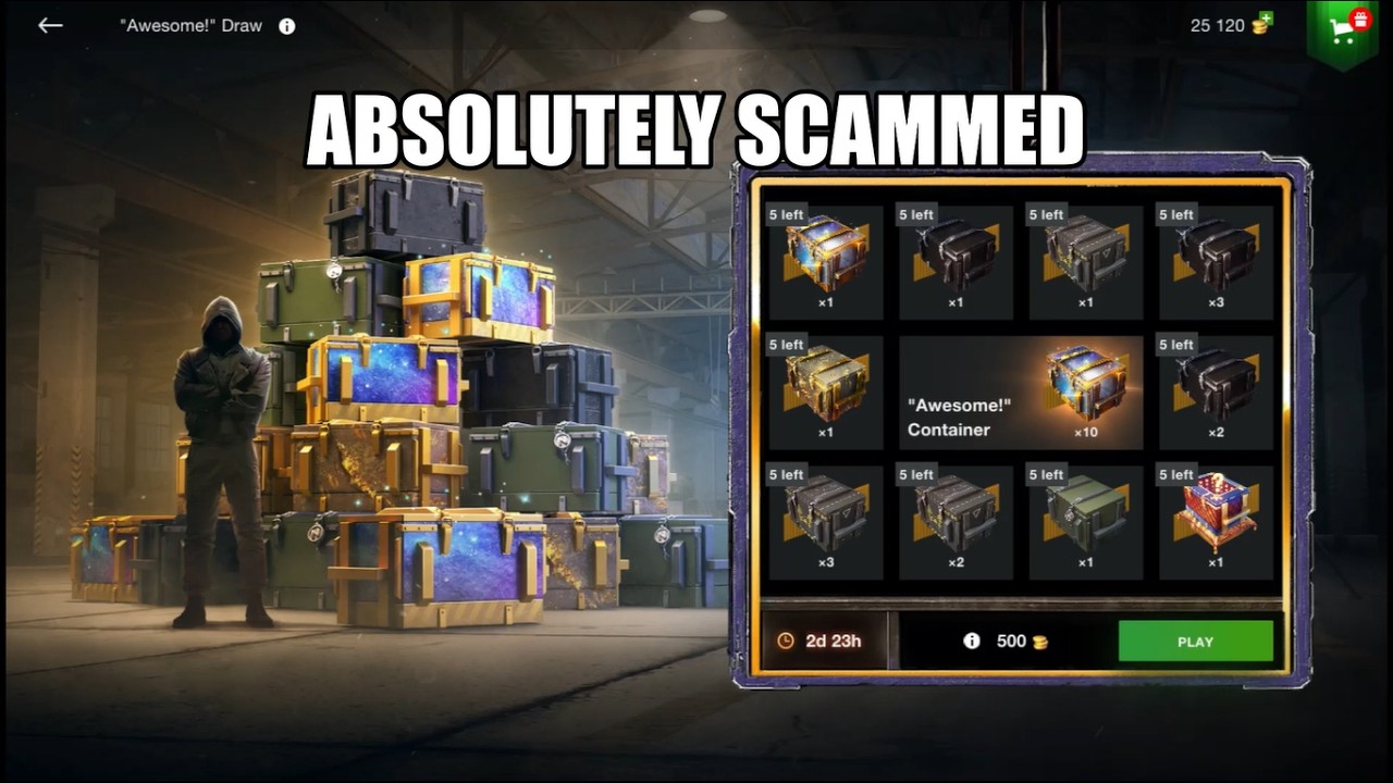 Opening the Awesome Draw - World of Tanks Blitz