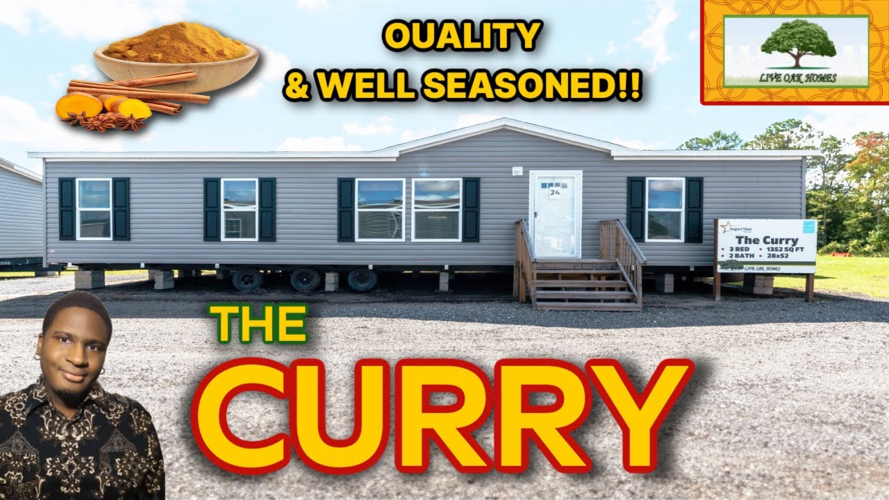 THE CURRY BY LIVE OAK HOMES 3 СПАЛЬНИ 2 ВАННЫЕ ДВУХМЕСТНЫЙ #МОБИЛЬНЫЙДОМ ТУР | DIVINE MOBILE HOME...
