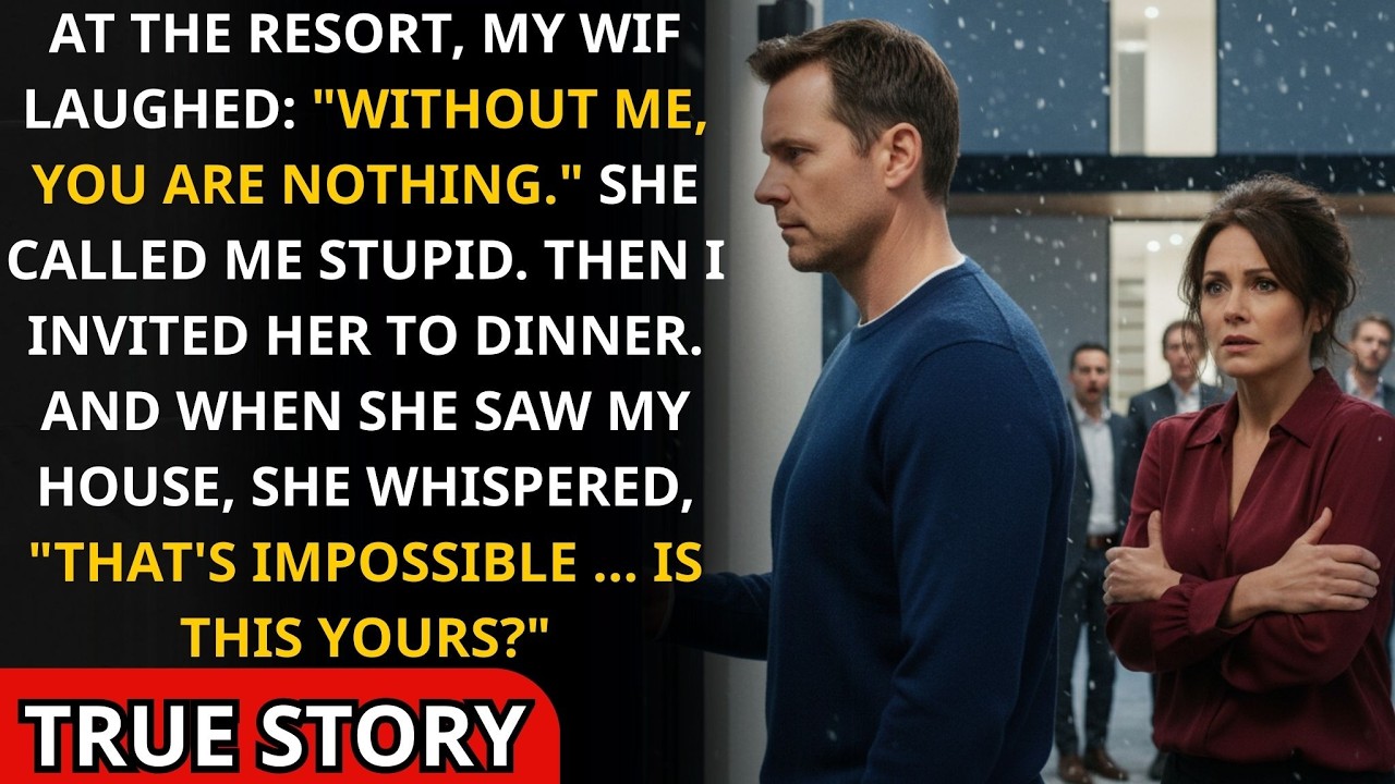 At The Resort, My Wife Called Me Stupid — Until I Invited Her To My House