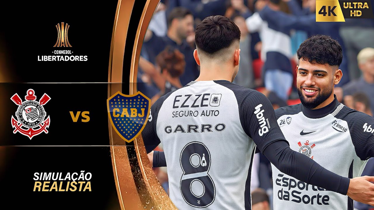 FC 26 - Corinthians vs Boca Juniors | Final da Libertadores | Simulação PC 4K Ultra HD (60FPS).
