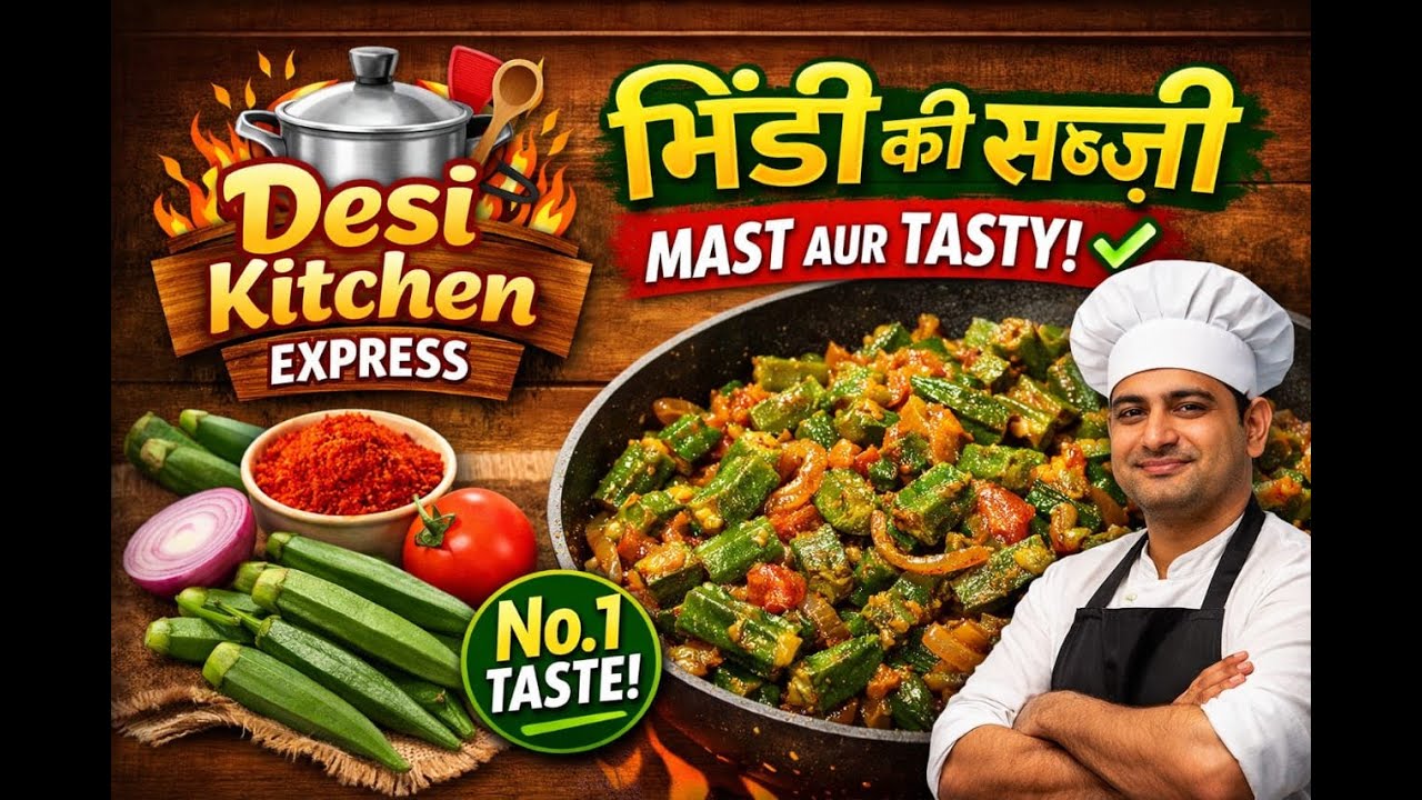 Bhindi Ki Sabzi Hamesha Tasty Kaise Banti Hai 😍 | Perfect Ghar Jaisi Recipe | Simple With No Masala