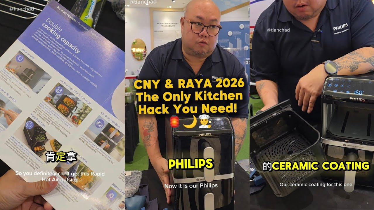 Philips Airfryer 4000 Series NA461: The Ultimate 10L Space-Saver for CNY & Raya 2026