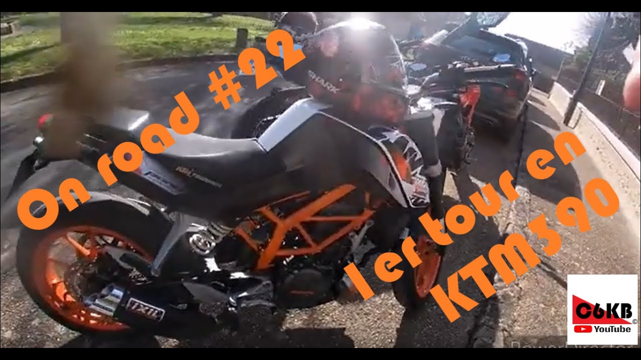 On road #22 1er tour avec la KTM de madame ✌️