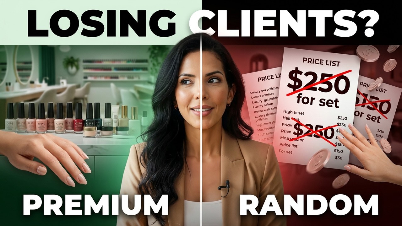 Why Nail Techs Are Pricing Themselves Out of Business? Here is Why #nailtech #nailbusiness