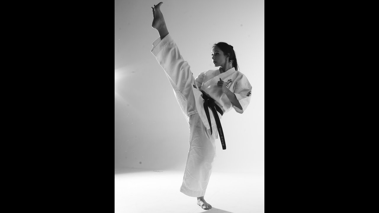 Каратэ Киокушинкай.Chusoku Jodan/Chudan Mae Geri