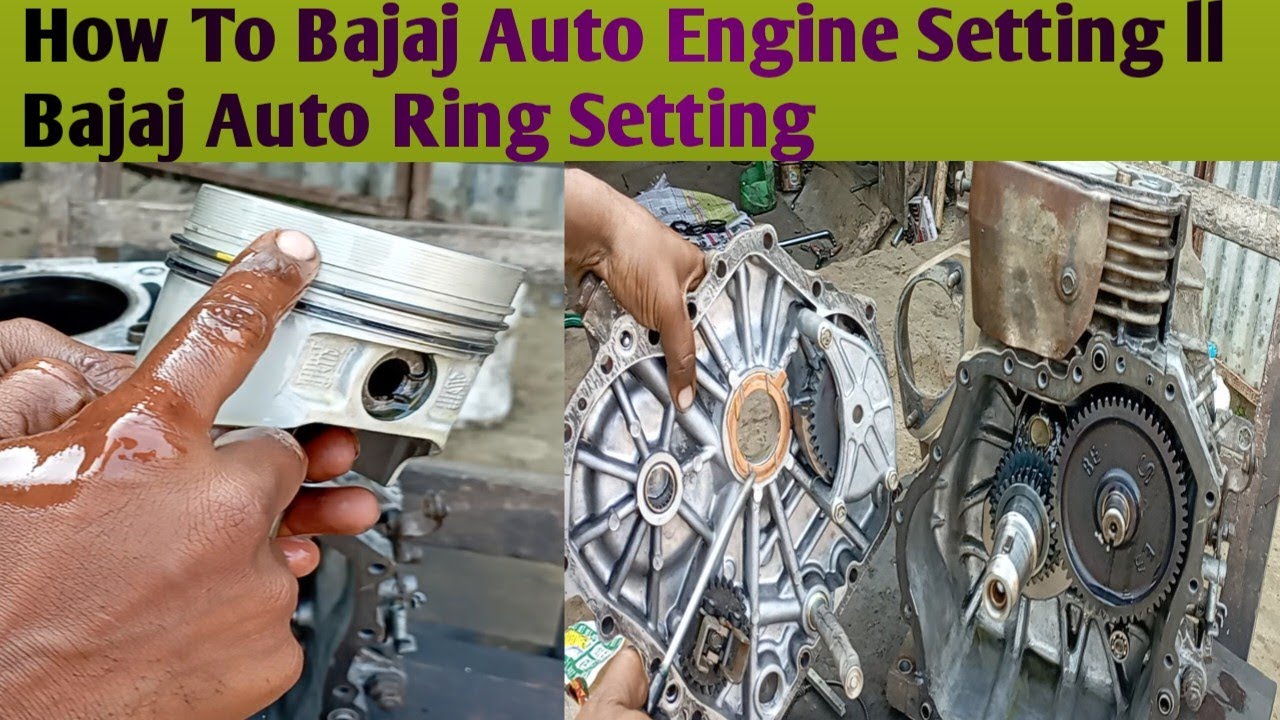 Как настроить двигатель автомобиля Bajaj Auto Engine Repair