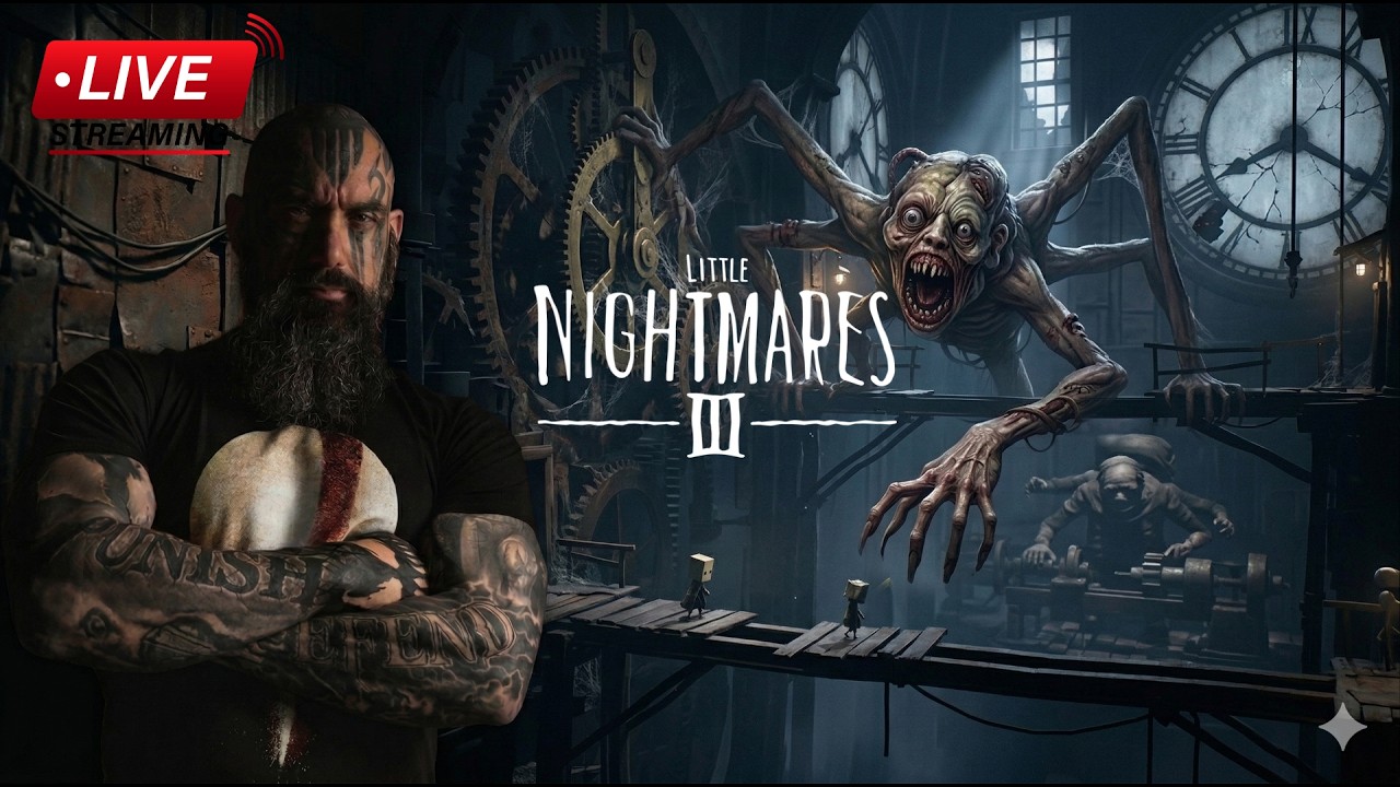 🔴Σήμερα παίζουμε θριλεράκι LITTLE NIGHTMARES 3 - PART B