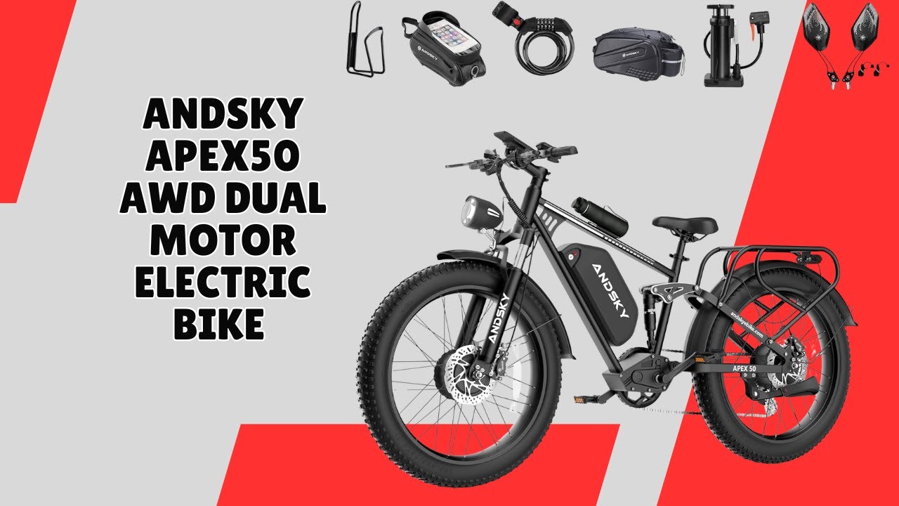 ANDSKY Apex50 AWD Dual Motor Electric Bike – Transform Your Weekend Adventures – REVIEW
