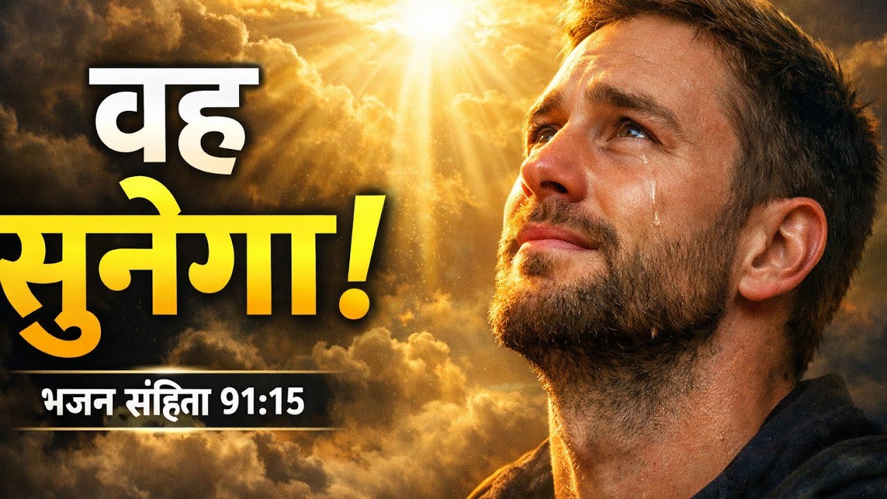 Pslam 91:15 | Aaj Ka Vachan #बाइबल_वचन #BibleVerseHindi #ChristianMotivation