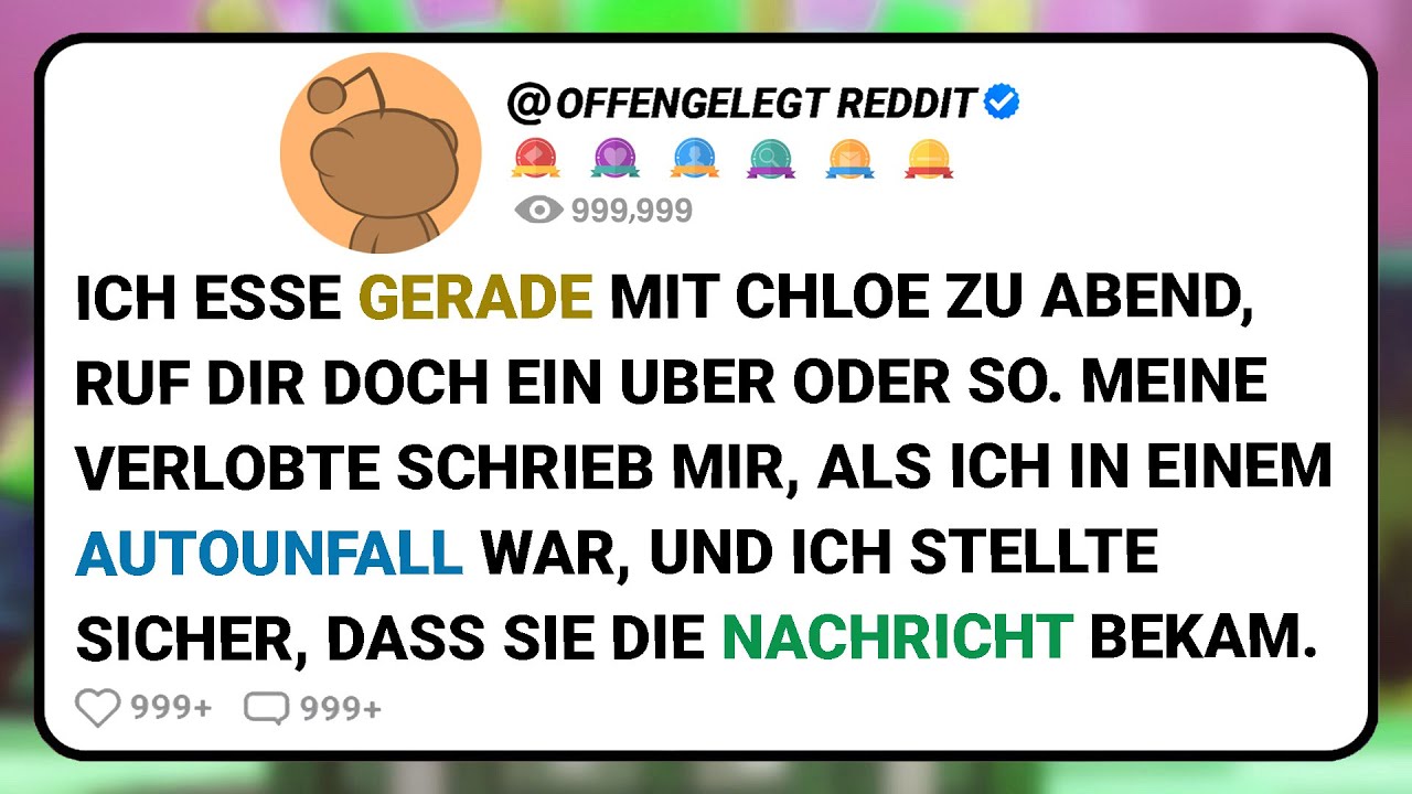 Ich Esse Gerade Mit Chloe Zu Abend, Ruf Dir Doch Ein Uber Oder So. Meine Verlobte Schrieb.....