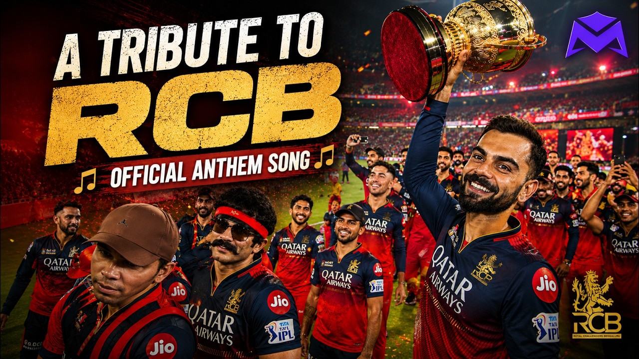 A Tribute To RCB❤️ | E Sala Cup Namdu ✌️| Official Anthem Song | Maniac Music Studio #rcb