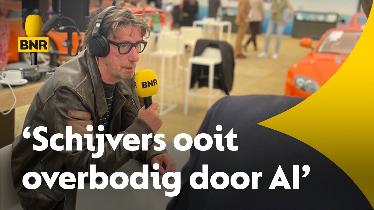 Schrijver Herman Brusselmans over AI: 'Kan dat ChatGPT over 10 jaar betere boeken schrijft'