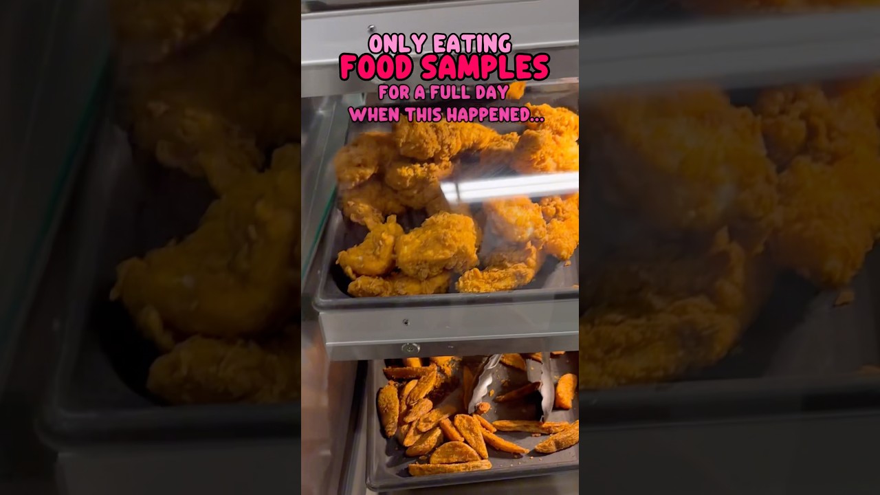 Only eating food samples for a full day when this happened&hellip; #food #eating #chicken