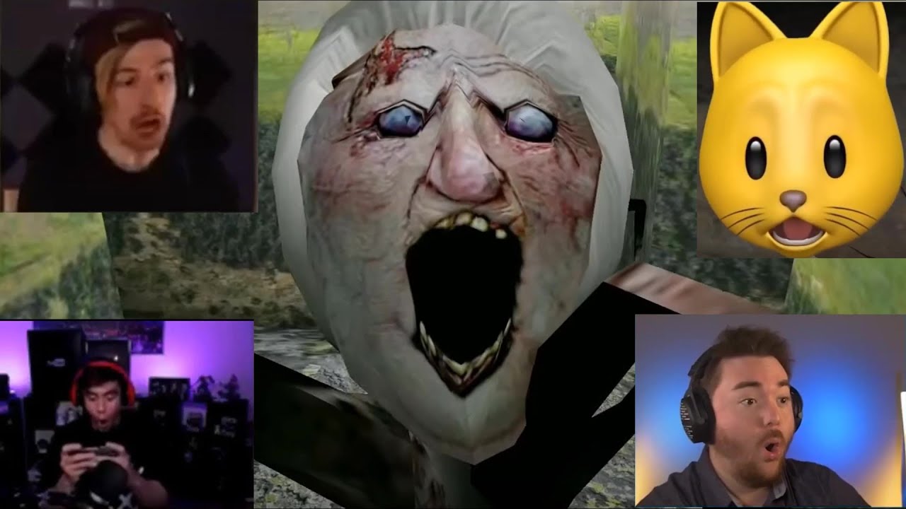 gamers react to spider granny
