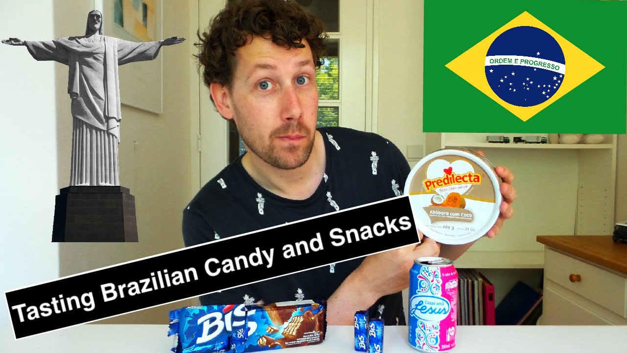 Tasting Candy and Snacks from Brazil | Degustação de doces e salgadinhos do Brasil