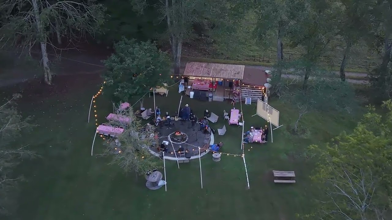 Six Strings Social Club (Brasstown, NC): 26 September 2026 Firepit - Drone video with music