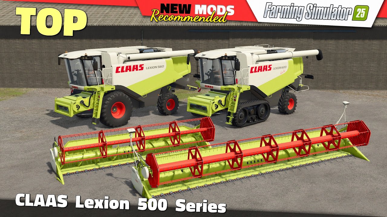 FS25 | CLAAS Lexion 500 Series - Farming Simulator 25 Mods Review QHD