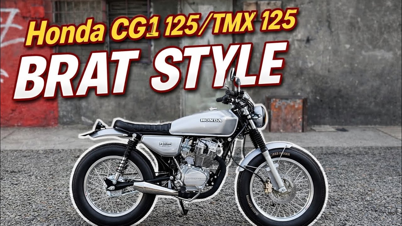 HONDA CG125 / HONDA TMX 125 “Brat Style” by La Garahe Motorcycles