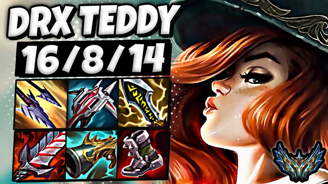 Miss Fortune vs Aphelios ADC [ DRX Teddy ] Patch 25.13 Korea Challenger