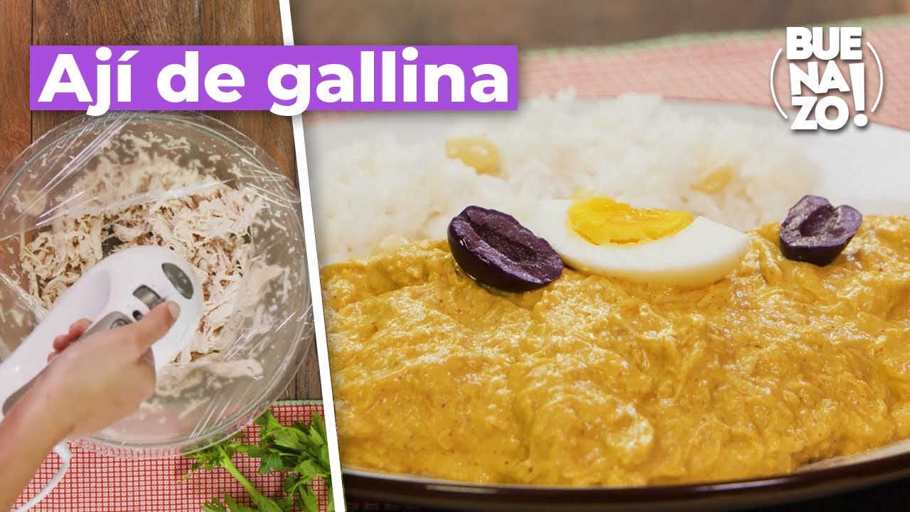 Receta del Aj&iacute; de Gallina o Pollo &bull; Receta casera &bull; Comida peruana &bull; Peruvian food | BUENAZO!