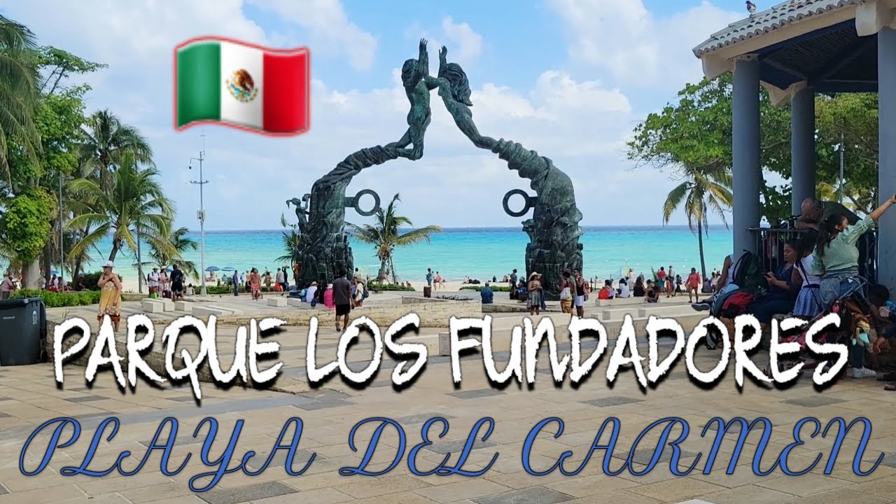 🇲🇽PARQUE LOS FUNDADORES #playadelcarmen #parquefundadores #daveandrosetravels