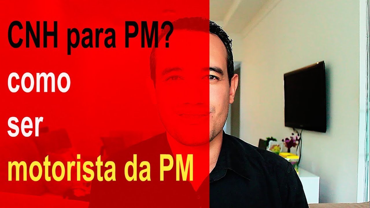 &Eacute; preciso CNH para o concurso da PM? como posso ser motorista de viatura? | Andremissio Queiroz
