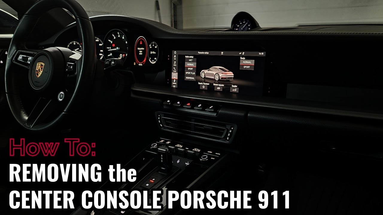 HOW TO Remove center console PORSCHE 911?