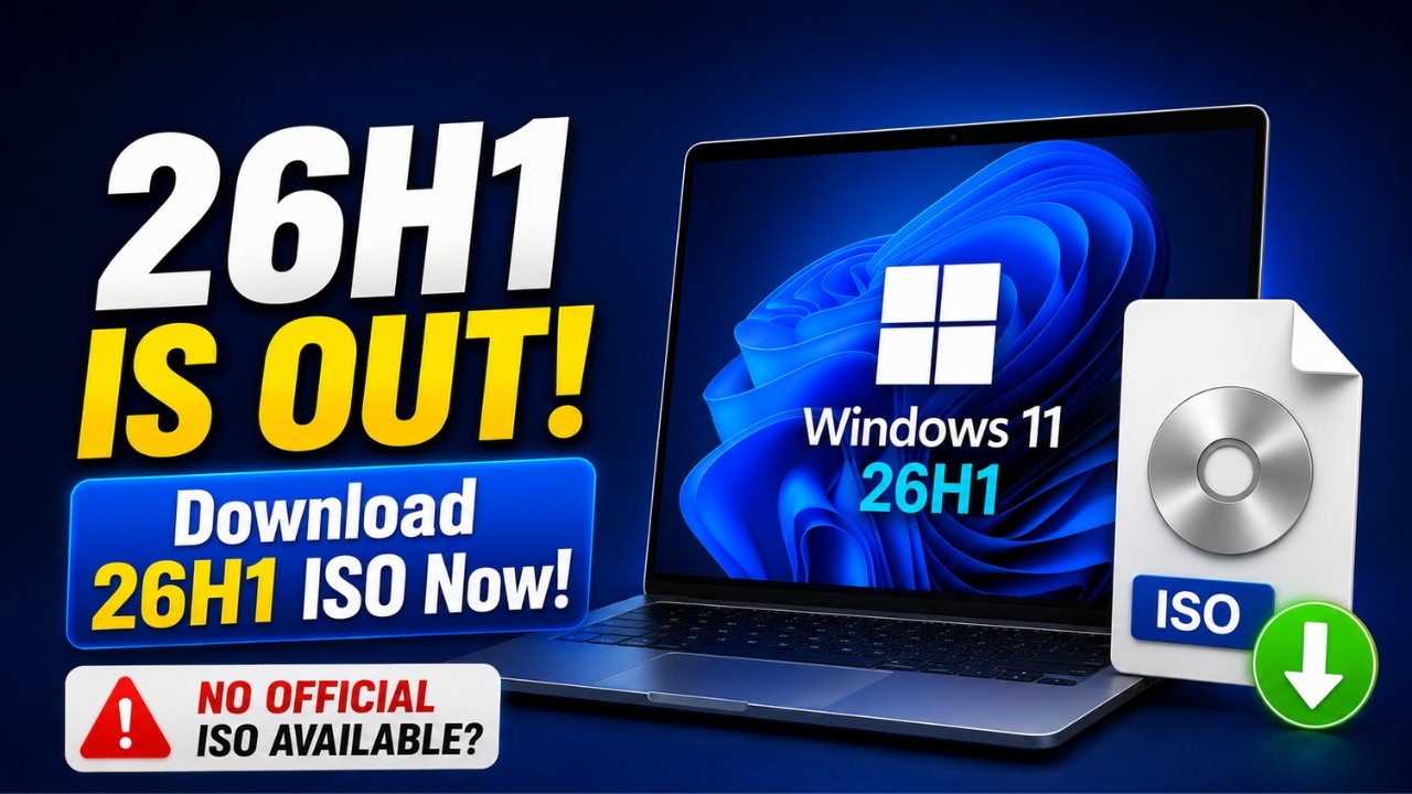 Как скачать ISO-образ Windows 11 26H1 прямо сейчас! (Руководство по последней сборке)