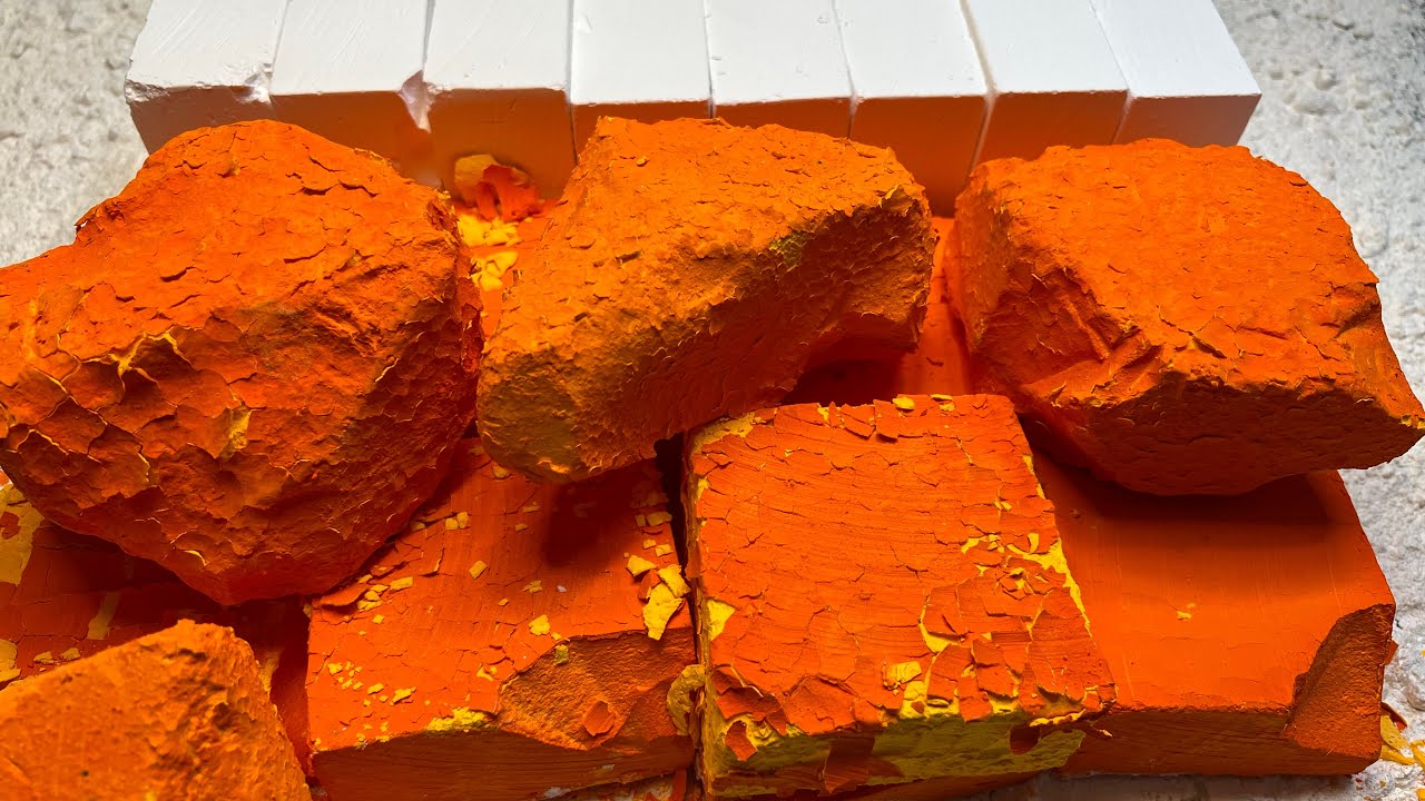 Flakey Golden Nuggets & Bricks | Oddly Satisfying | ASMR 