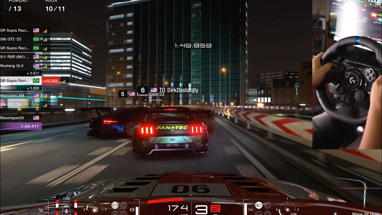 Uma Disputa Quase Limpa - Gran Turismo 7 Online 4K60 Toyota Supra Tokyio Expressway + Logitech G923