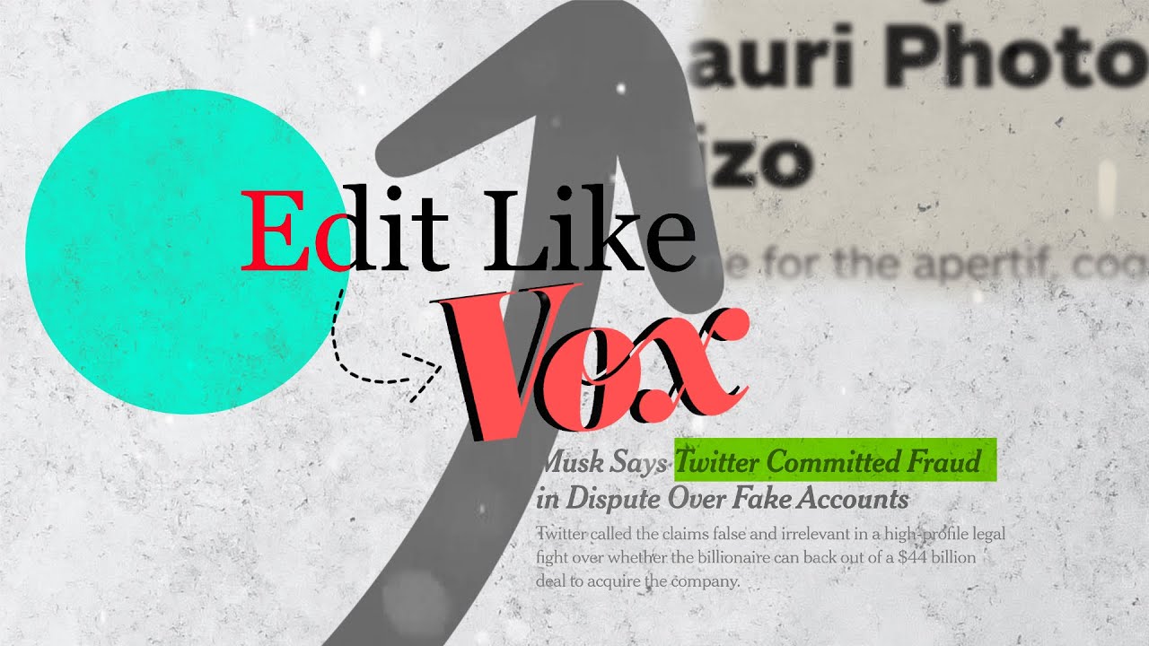 Vox Style Newspaper Animation - Davinci Resolve Tutorial