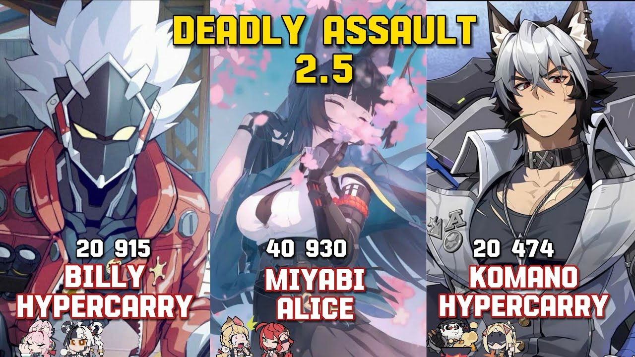 New Deadly Assault 2.5 | M6 Billy, M0 Miyabi, M6 Komano | Zenless Zone Zero 