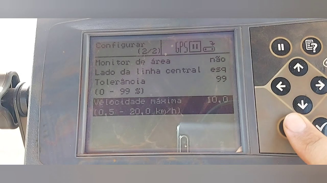 Monitor de Plantio Auteq - Configuração