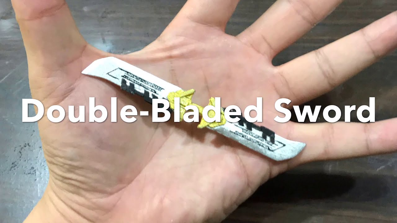 Avengers: Endgame - Mini Thanos&rsquo; Double-Bladed Sword (how to make/DIY)