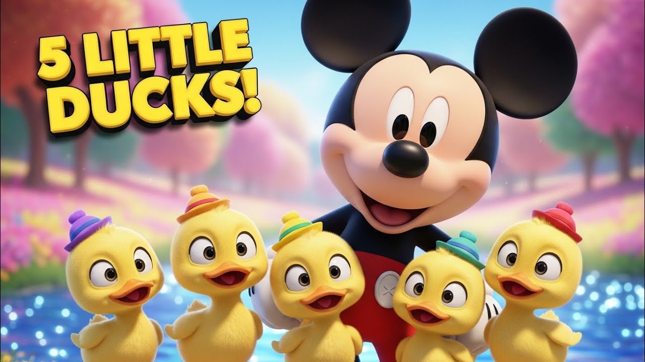 Mickey Mouse FUN! 🌟 Five Little Ducks Adventure | New Cartoon for Kids & Toddlers