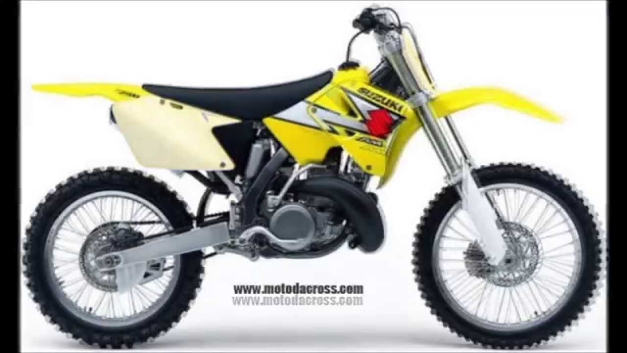 Evolution of Suzuki RM-250 from 1972 to 2008.