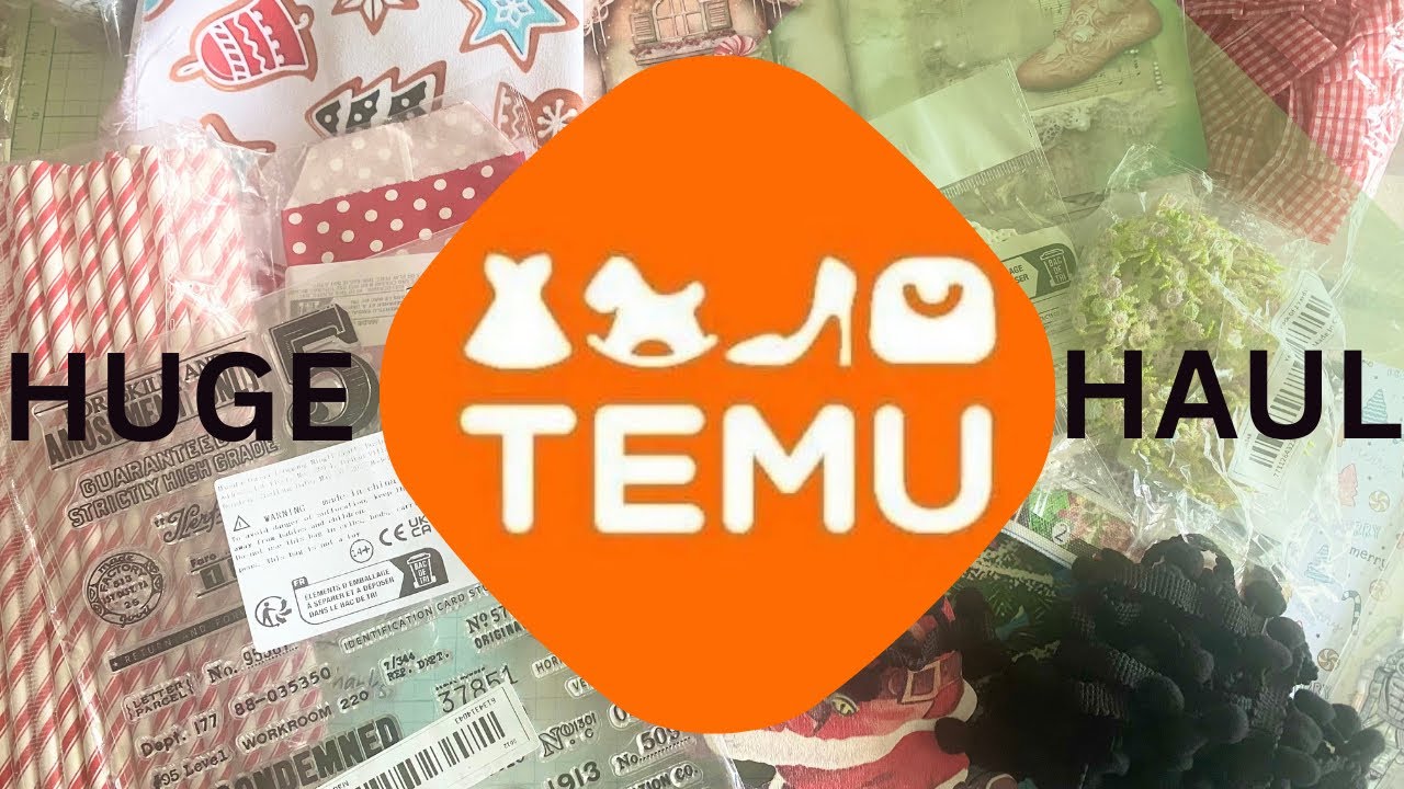 GIANT TEMU HAUL!!!  Craft Supplies, Christmas, trims, stamps & MORE!