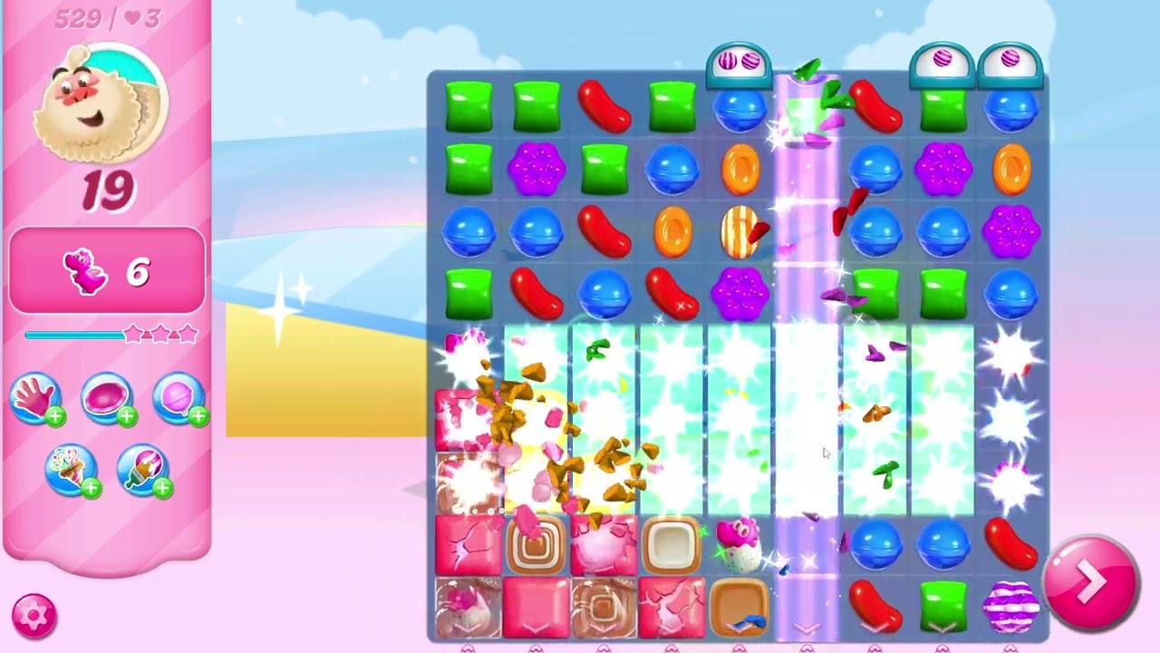 Candy Crush Saga LEVEL 529 (new version*)✔️