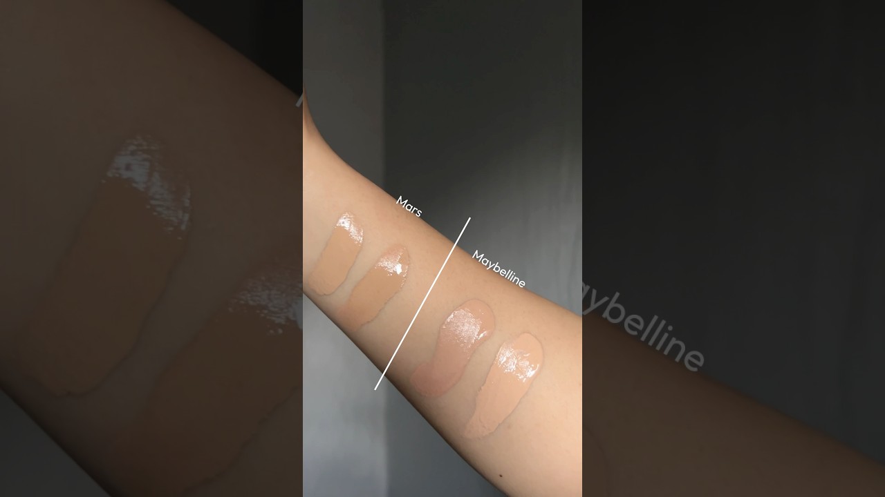 Mars vs Maybelline | Oxidation test #maybelline #mars