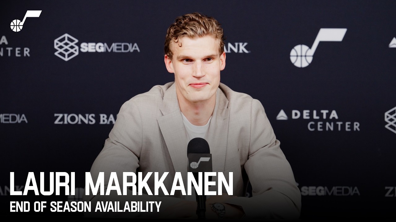 LAURI MARKKANEN 2025-26 End of Season Media Availability 🎙️ | UTAH JAZZ