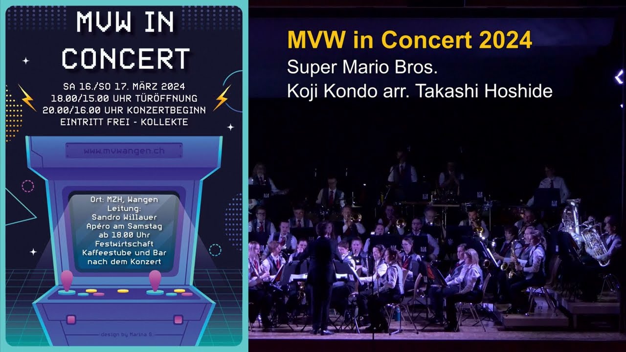 Super Mario Bros. - arr. Takashi Hoshide - MV Wangen
