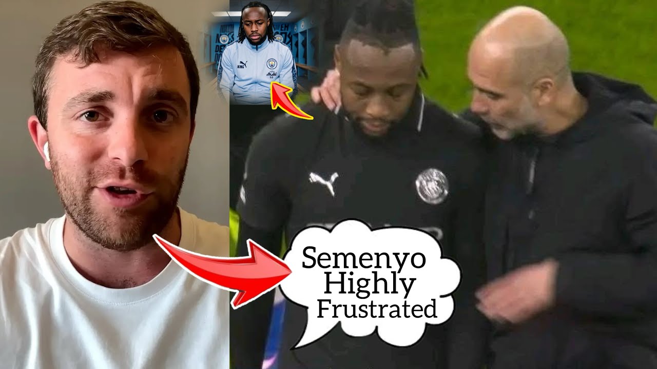 SAD! SEMENYO FRUSTRATED WITH MANCHESTER CITY AS PEP GUARDIOLA SPEAKS BLACK STARS PROSPECT BIG MOVE