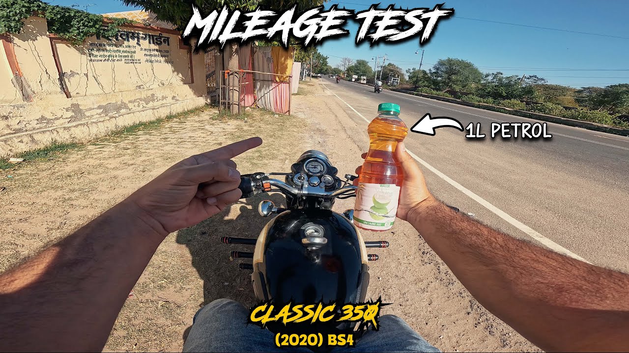 RE CLASSIC 350 (2020) BS4 | Mileage Test | Mind Blowing Results!