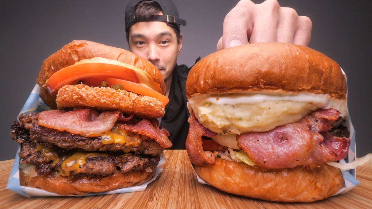 Video from 3 months ago I forgot to upload? Am I trippin? Did yall see this? (Mashed Potato Burger)