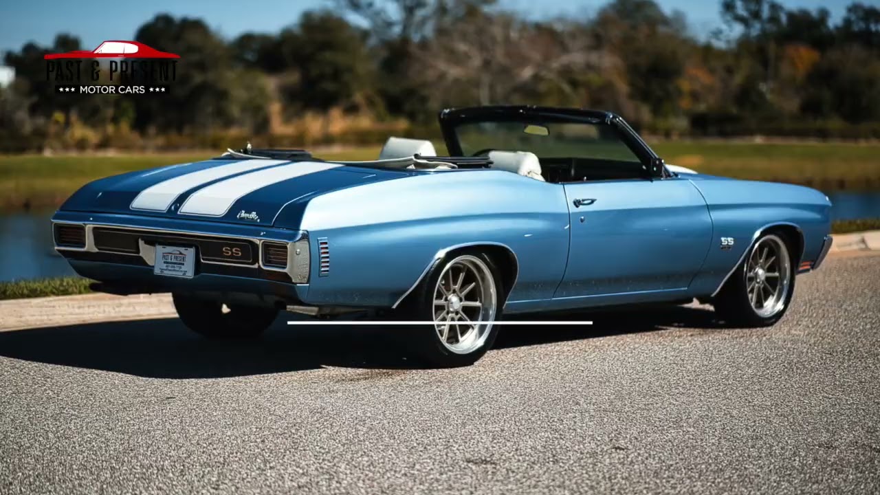 Astro Blue 1970 Chevelle Convertible SS LS1