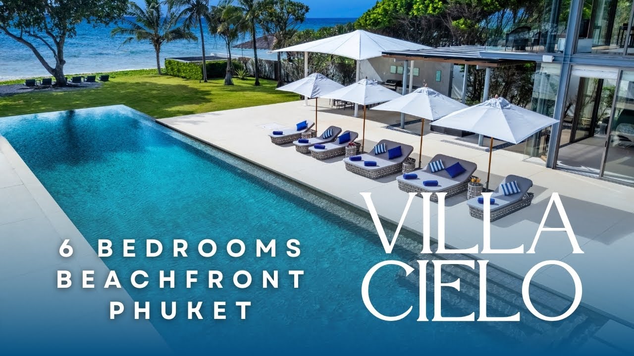 Villa CIELO Phuket - Beachfront Luxury Villa w/ 6 Bedrooms