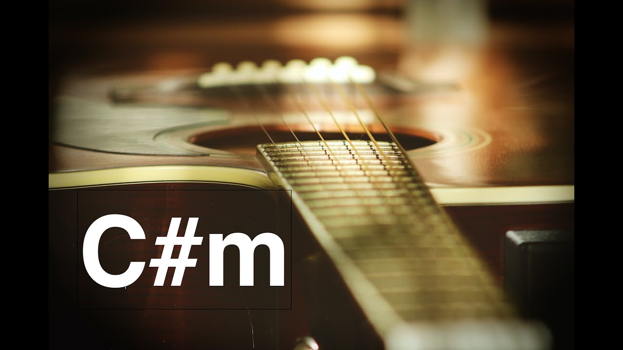 C# minor Backing Track - Slow Moody Acoustic