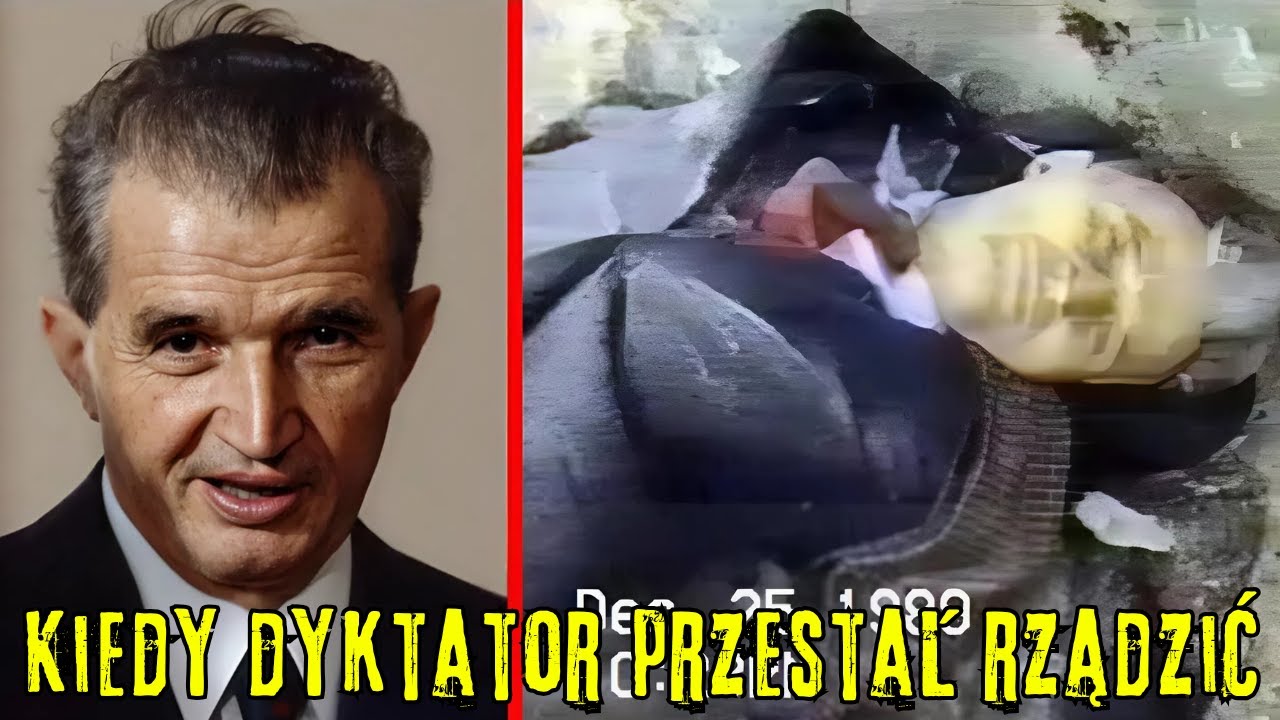 Brutalne ostatnie godziny rumuńskiego dyktatora Nicolae Ceaușescu