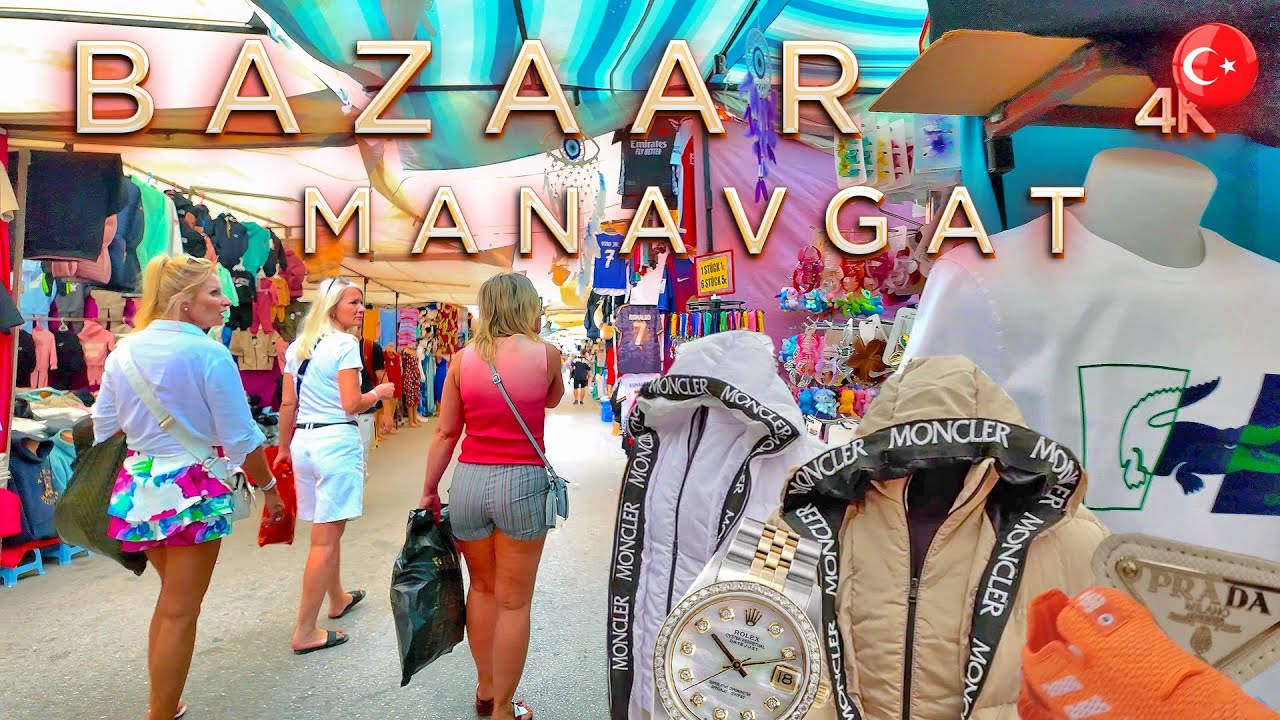 Manavgat 🇹🇷 MONDAYS BAZAAR  📍 TURKIYE Antalya 4K Walking Tour 2025