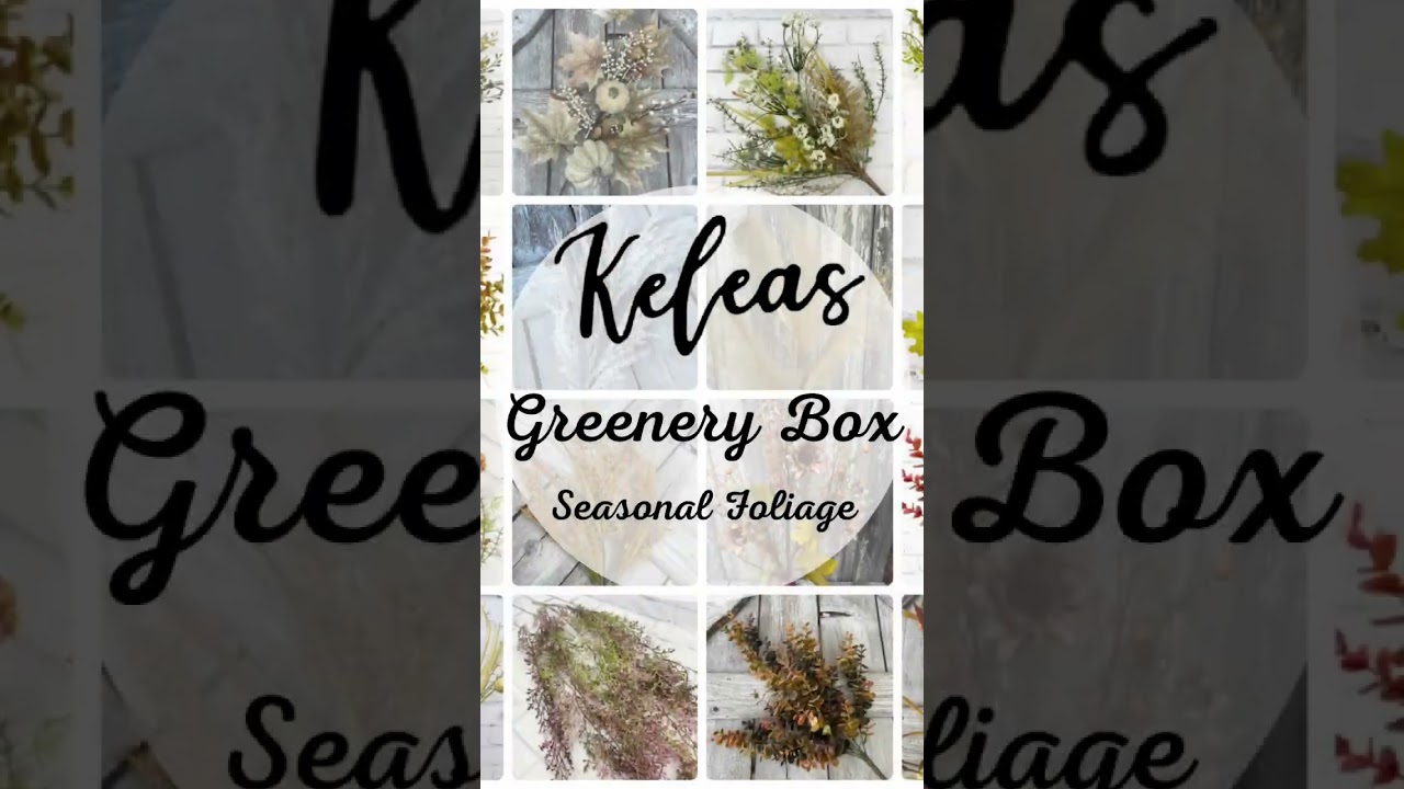Seasonal Faux Greenery Subscription Box